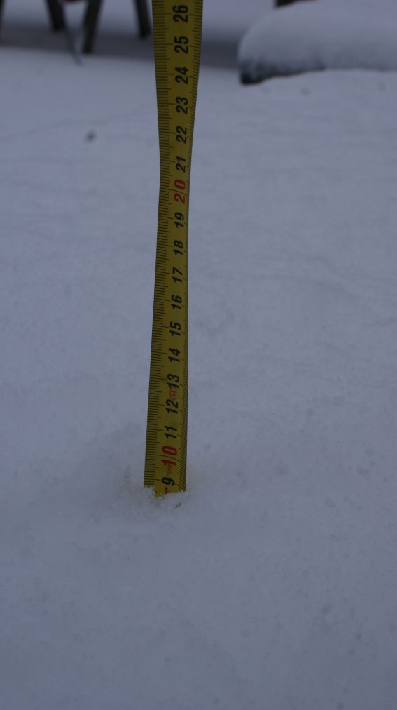 9 cm sneeuw was er tijdens de contest gevallen. 